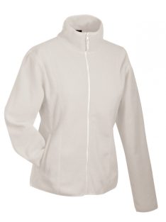   James & Nicholson MICROFLEECE OFFWHITE gyerek polár pulóver