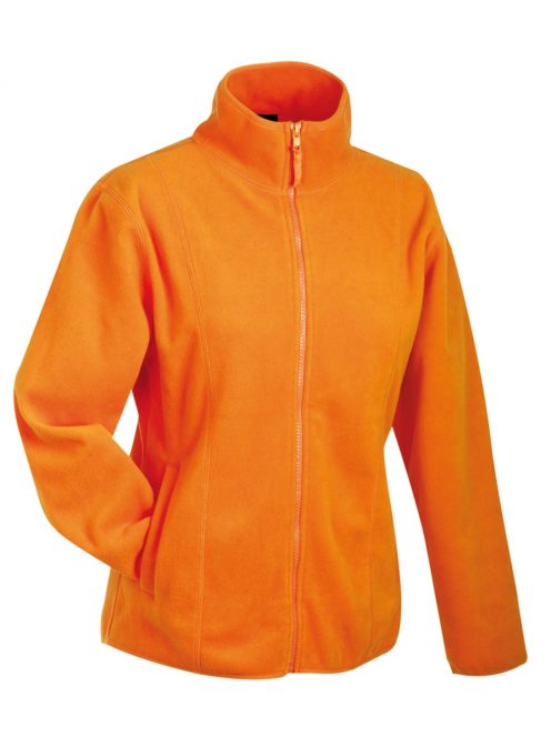 James & Nicholson MICROFLEECE ORANGE gyerek polár pulóver