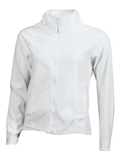 James & Nicholson MICROFLEECE WHITE gyerek polár pulóver