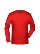 James & Nicholson ELASTIC RED férfi hosszúujjú póló