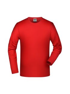 James & Nicholson ELASTIC RED férfi hosszúujjú póló
