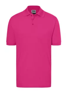 James & Nicholson CLASSIC PINK férfi galléros póló