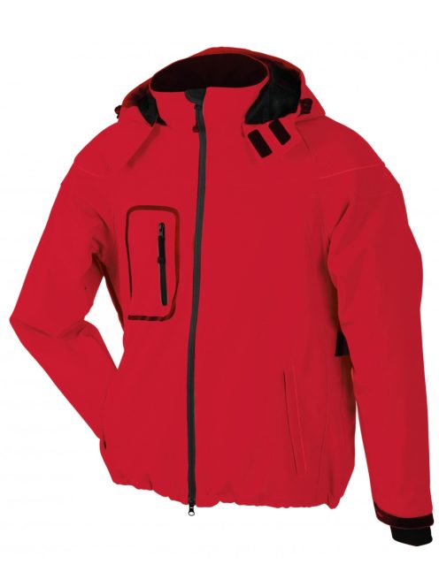 James & Nicholson WINTER SOFTSHELL RED férfi kabát