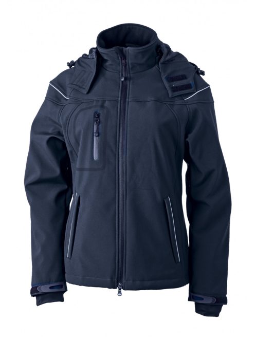 James & Nicholson WINTER SOFTSHELL NAVY női kabát