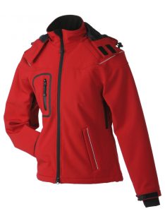 James & Nicholson WINTER SOFTSHELL RED női kabát