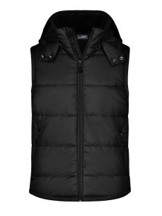 James & Nicholson PADDED BLACK férfi bélelt mellény