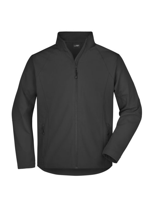 James & Nicholson TWOTONE BLACK férfi technikai softshell kabát