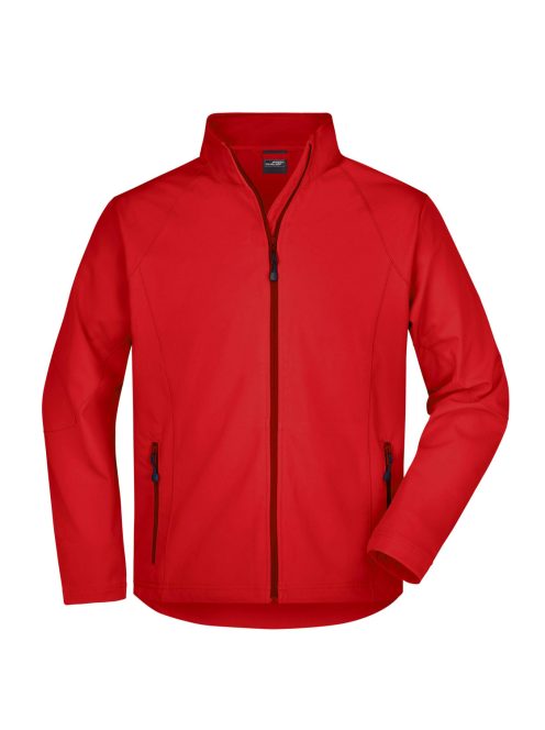 James & Nicholson TWOTONE RED férfi technikai softshell kabát