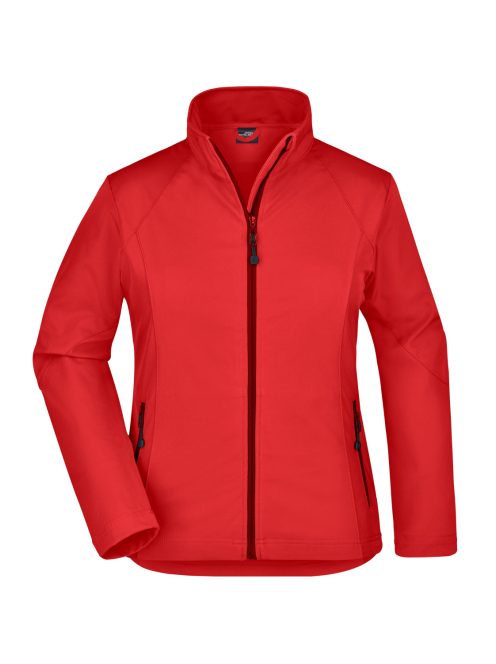 James & Nicholson TWOTONE RED női technikai softshell kabát