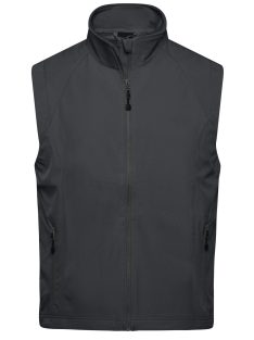   James & Nicholson TWOTONE BLACK férfi technikai softshell mellény