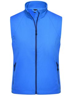   James & Nicholson TWOTONE AZURE női technikai softshell mellény