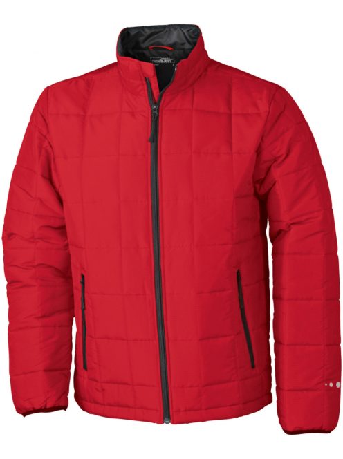 James & Nicholson PADDED LIGHT WEIGHT REDBLACK férfi kabát