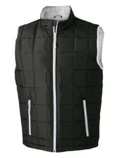   James & Nicholson PADDED LIGHT WEIGHT BLACKSILVER férfi mellény