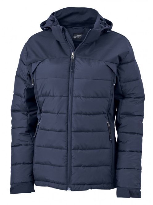 James & Nicholson OUTDOOR HYBRID NAVY női bélelt kabát