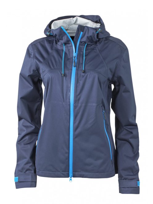 James & Nicholson OUTDOOR NAVYCOBALT női softshell kabát