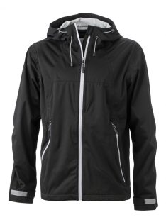   James & Nicholson OUTDOOR BLACKSILVER férfi softshell kabát