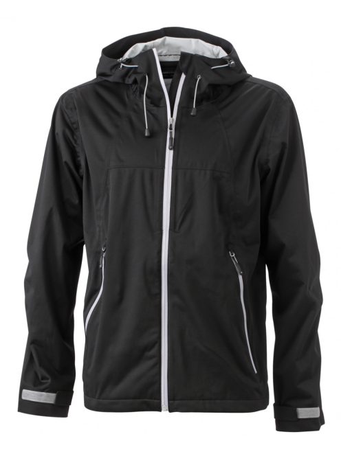 James & Nicholson OUTDOOR BLACKSILVER férfi softshell kabát