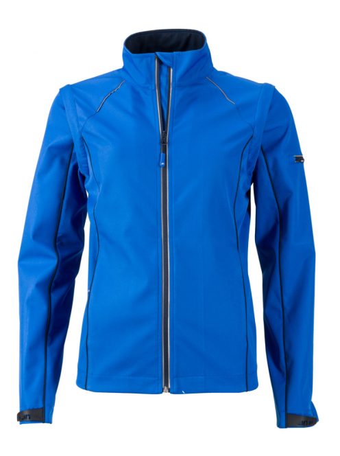 James & Nicholson ZIP-OFF SOFTSHELL BLUENAVY női kabát és mellény