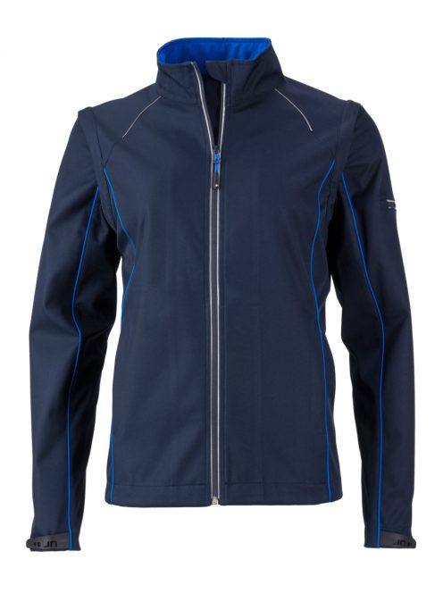 James & Nicholson ZIP-OFF SOFTSHELL NAVYROYALnői kabát és mellény