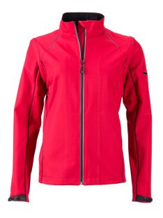   James & Nicholson ZIP-OFF SOFTSHELL REDBLACK női kabát és mellény