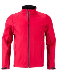   James & Nicholson ZIP-OFF SOFTSHELL REDBLACK férfi kabát és mellény