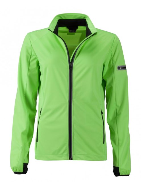 James & Nicholson SPORTS SOFTSHELL GREENBLACK női kabát