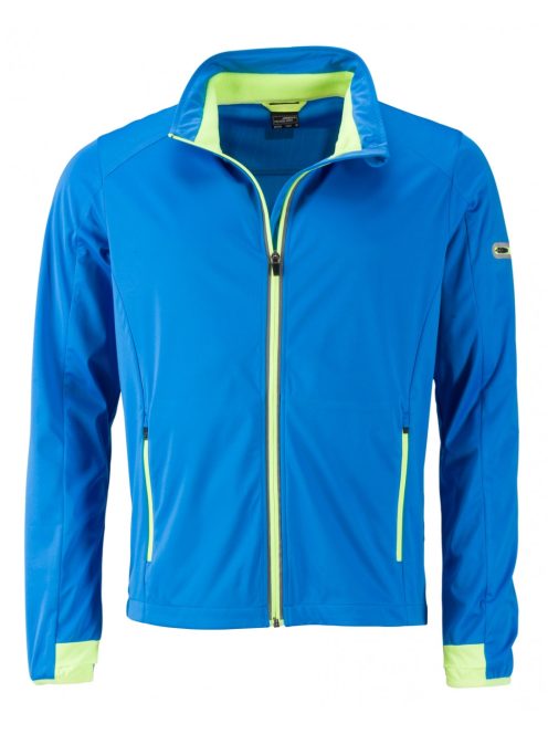 James & Nicholson SPORTS SOFTSHELL BLUEYELLOW férfi kabát