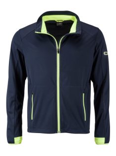 James & Nicholson SPORTS SOFTSHELL NAVYYELLOW férfi kabát