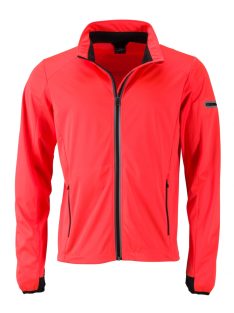 James & Nicholson SPORTS SOFTSHELL ORANGEBLACK férfi kabát