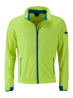 James & Nicholson SPORTS SOFTSHELL YELLOWBLUE férfi kabát