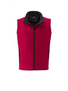 James & Nicholson PROMO SOFTSHELL REDBLACK férfi mellény