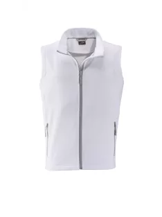 James & Nicholson PROMO SOFTSHELL WHITE férfi mellény