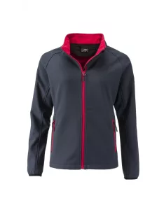 James & Nicholson PROMO SOFTSHELL GREYRED női kabát