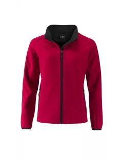 James & Nicholson PROMO SOFTSHELL REDBLACK női kabát