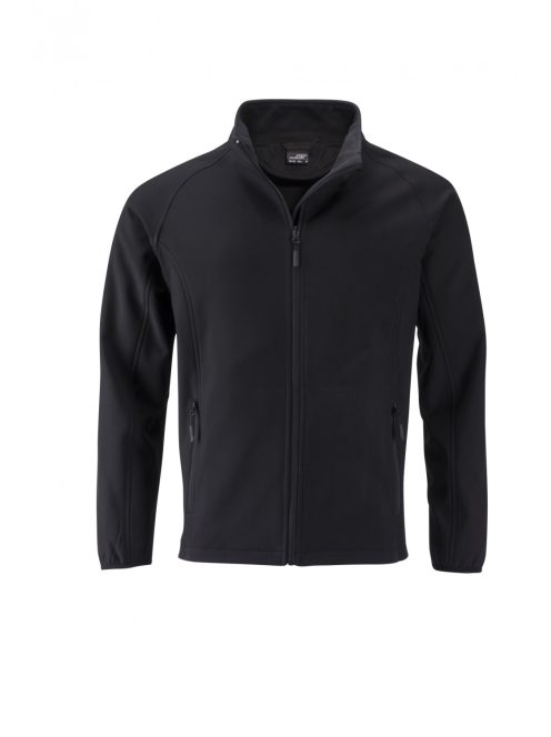 James & Nicholson PROMO SOFTSHELL BLACK férfi kabát