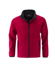 James & Nicholson PROMO SOFTSHELL REDBLACK  férfi kabát