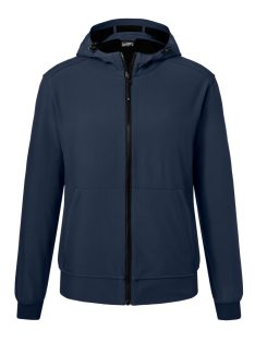 James & Nicholson  SOFTSHELL NAVY férfi kapucnis kabát