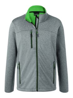 James & Nicholson SOFTSHELL DARKMELANGEGREEN férfi kabát