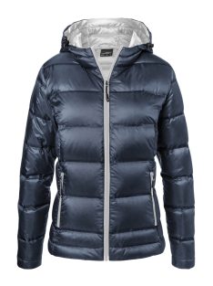   James & Nicholson DOWN NAVYSILVER női kapucnis bélelt kabát