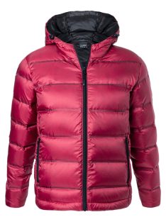   James & Nicholson DOWN REDBLACK férfi kapucnis bélelt kabát