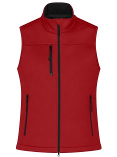 James & Nicholson PREMIUM RED női softshell mellény
