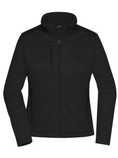 James & Nicholson  SOFTSHELL BLACK női softshell kabát