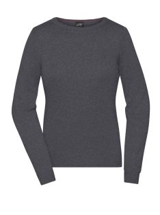   James & Nicholson ROUNDNECK ANTHRACITE női környakú pulóver