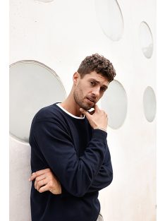 James & Nicholson ROUNDNECK NAVY férfi környakú pulóver