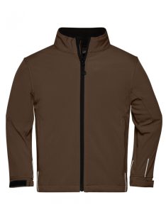 James & Nicholson SOFTSHELL BROWN gyerek kabát