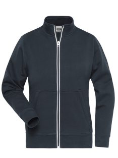 James & Nicholson DOUBLEFACE CARBON női cipzáras pulóver