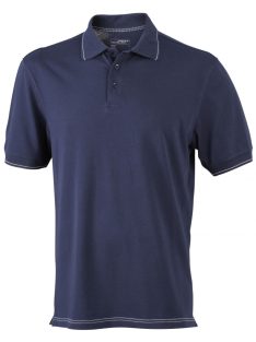 James & Nicholson ELASTIC NAVYWHITE férfi galléros póló
