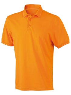   James & Nicholson ELASTIC ORANGEWHITE férfi galléros póló