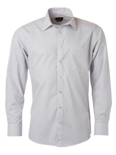 James & Nicholson POPLIN LIGHTGREY férfi hosszú ujjú ing