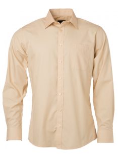 James & Nicholson POPLIN STONE férfi hosszú ujjú ing